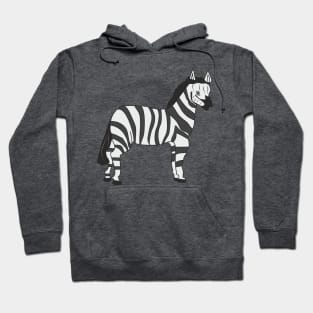 Cartoon Zebra Hoodie